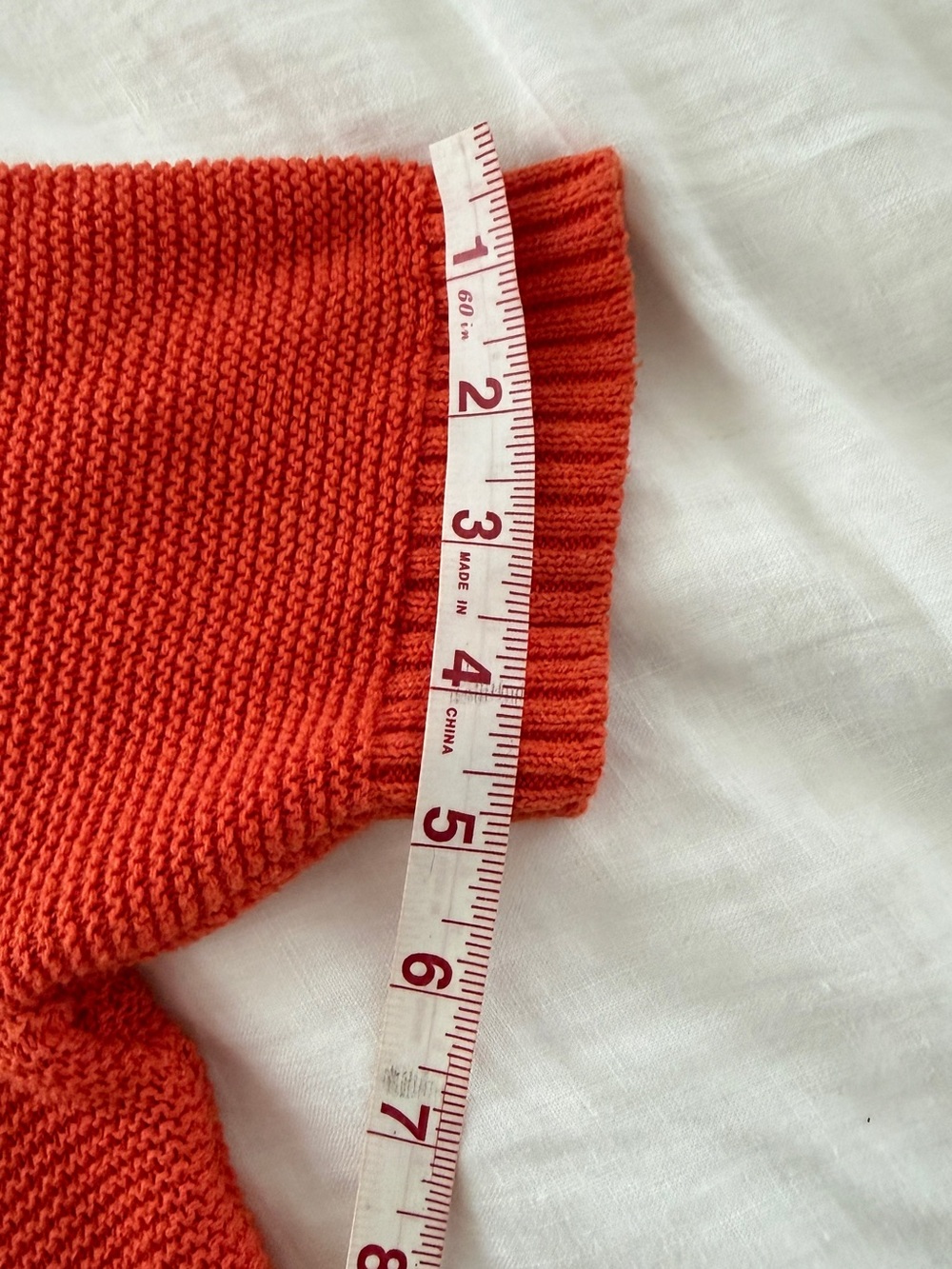 Alex Mill Elle Short-Sleeve Button Cardigan Tomato - Picture 10 of 10